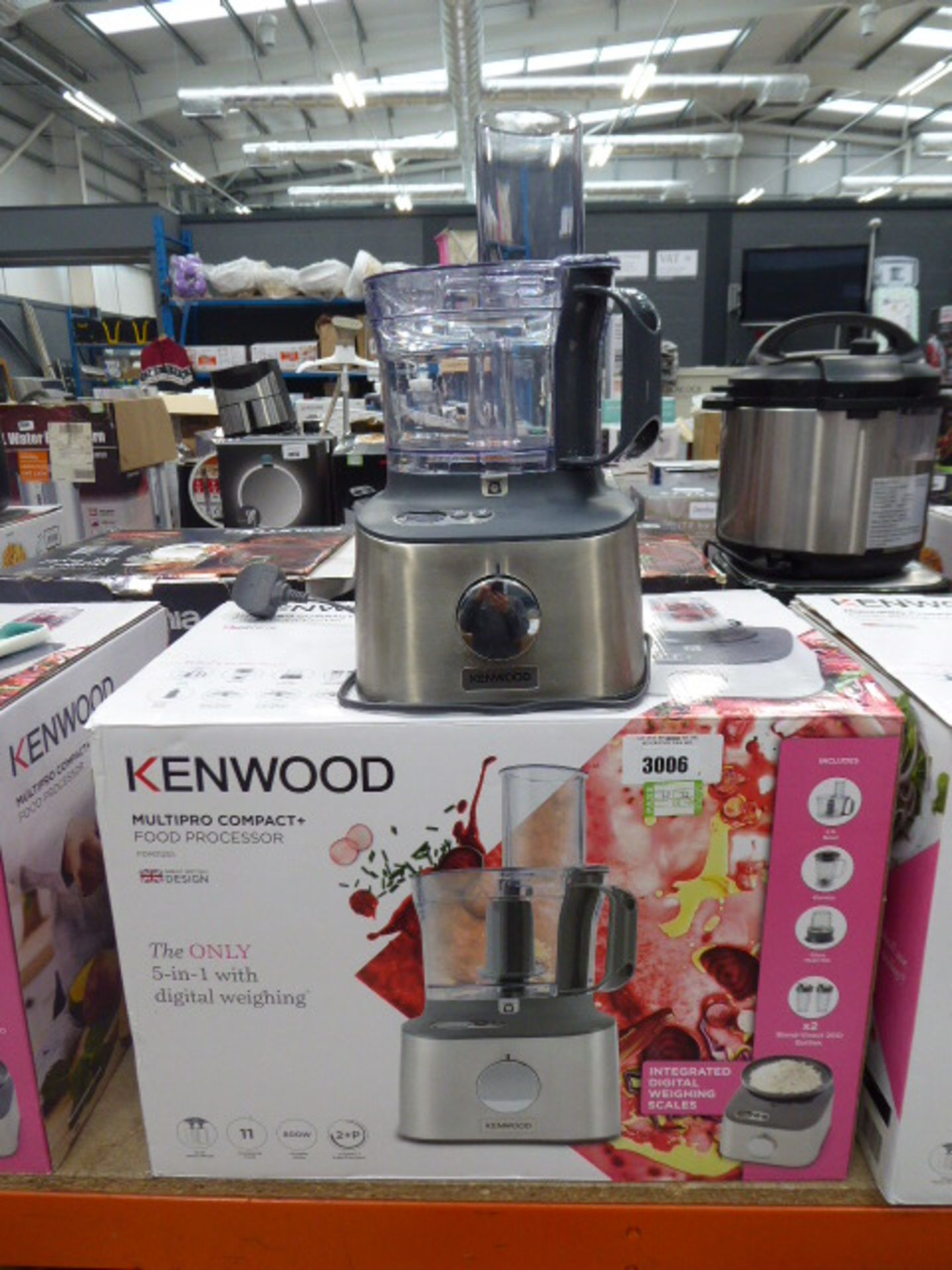 (TN72) - Kenwood multi pro compact plus food processor with box