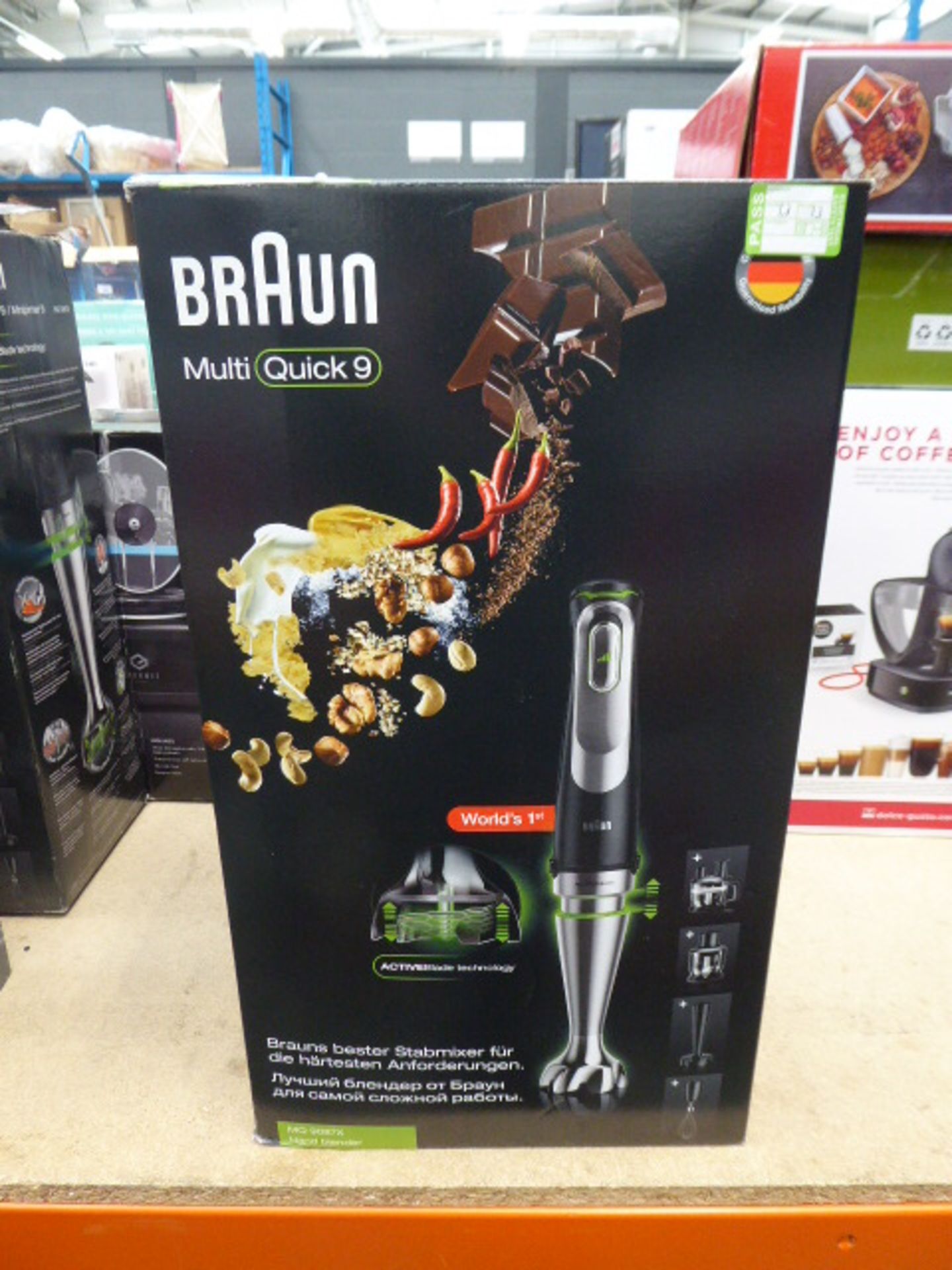 (TN13) - Braun multi quick 9 hand whisker with box