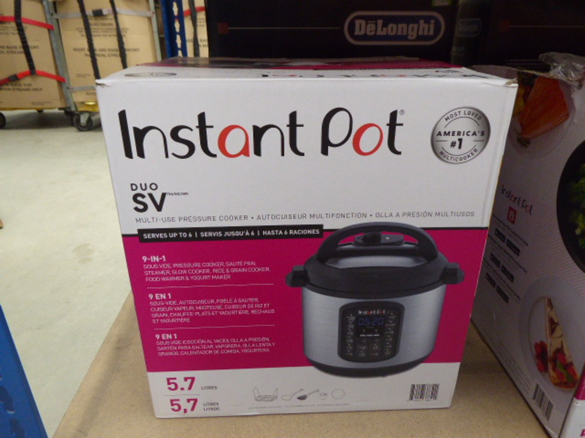 (TN80) - Instant Pot multi use pressure cooker with box