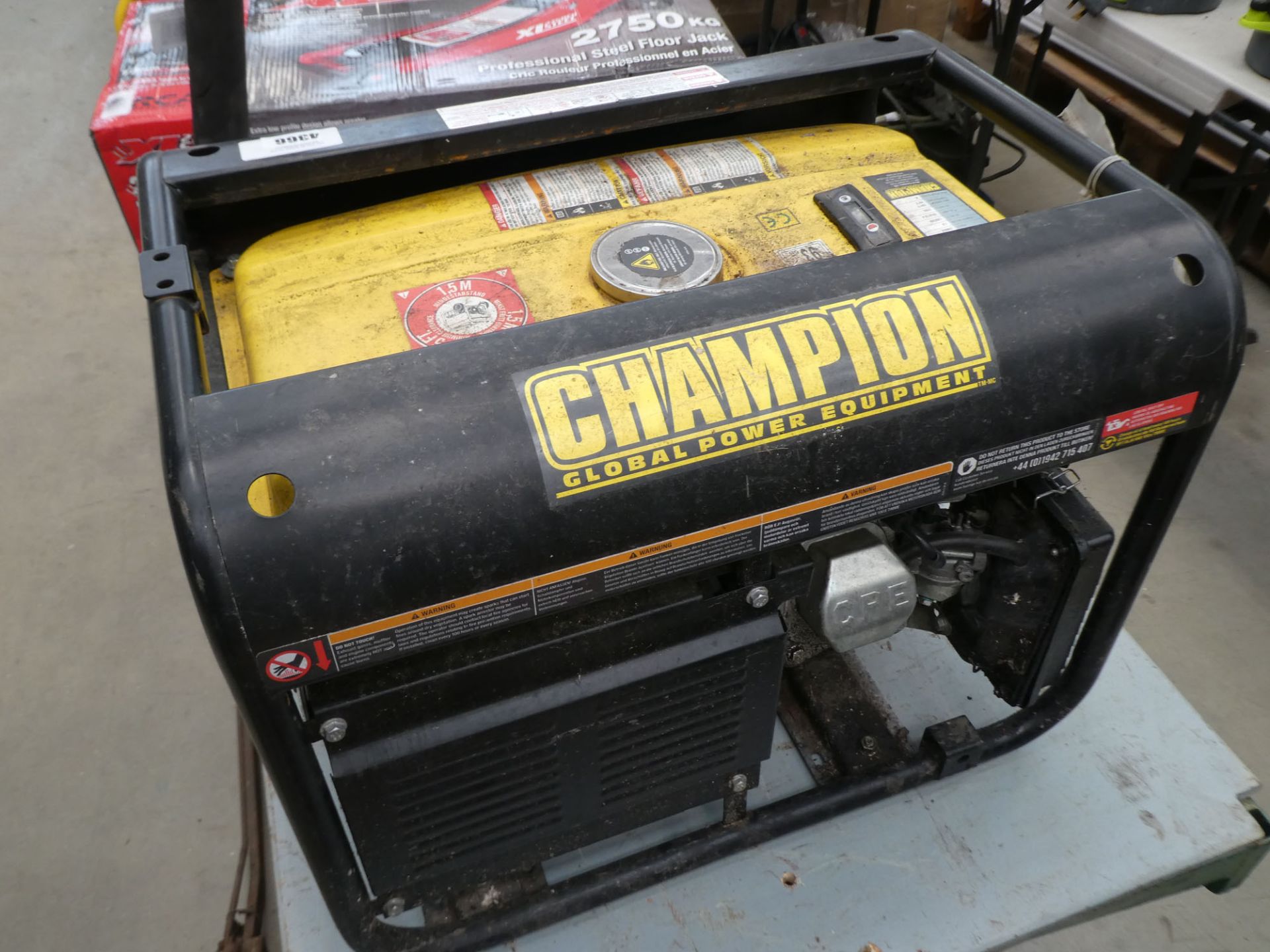 Champion petrol powered generator