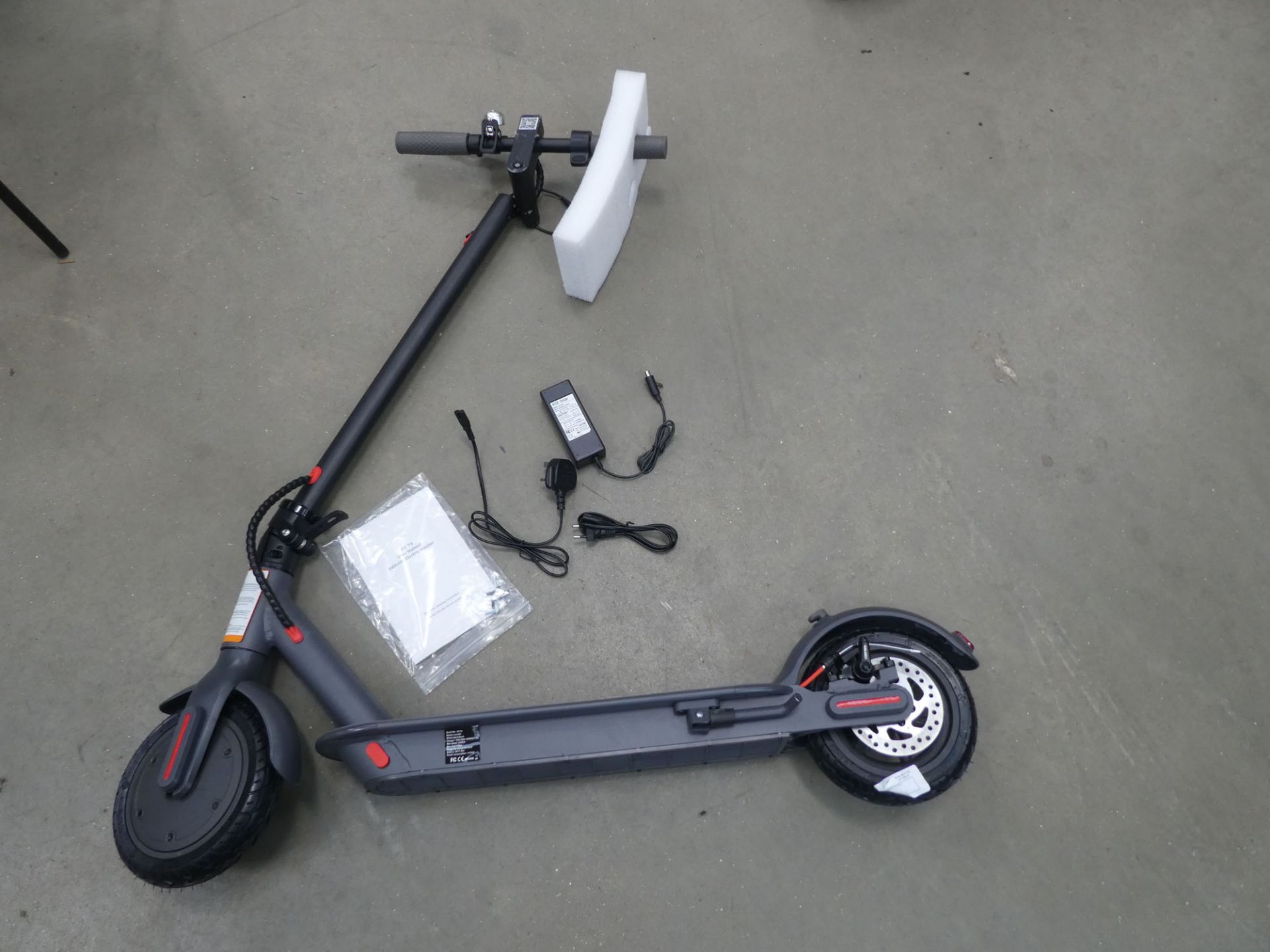 Boxed electric scooter