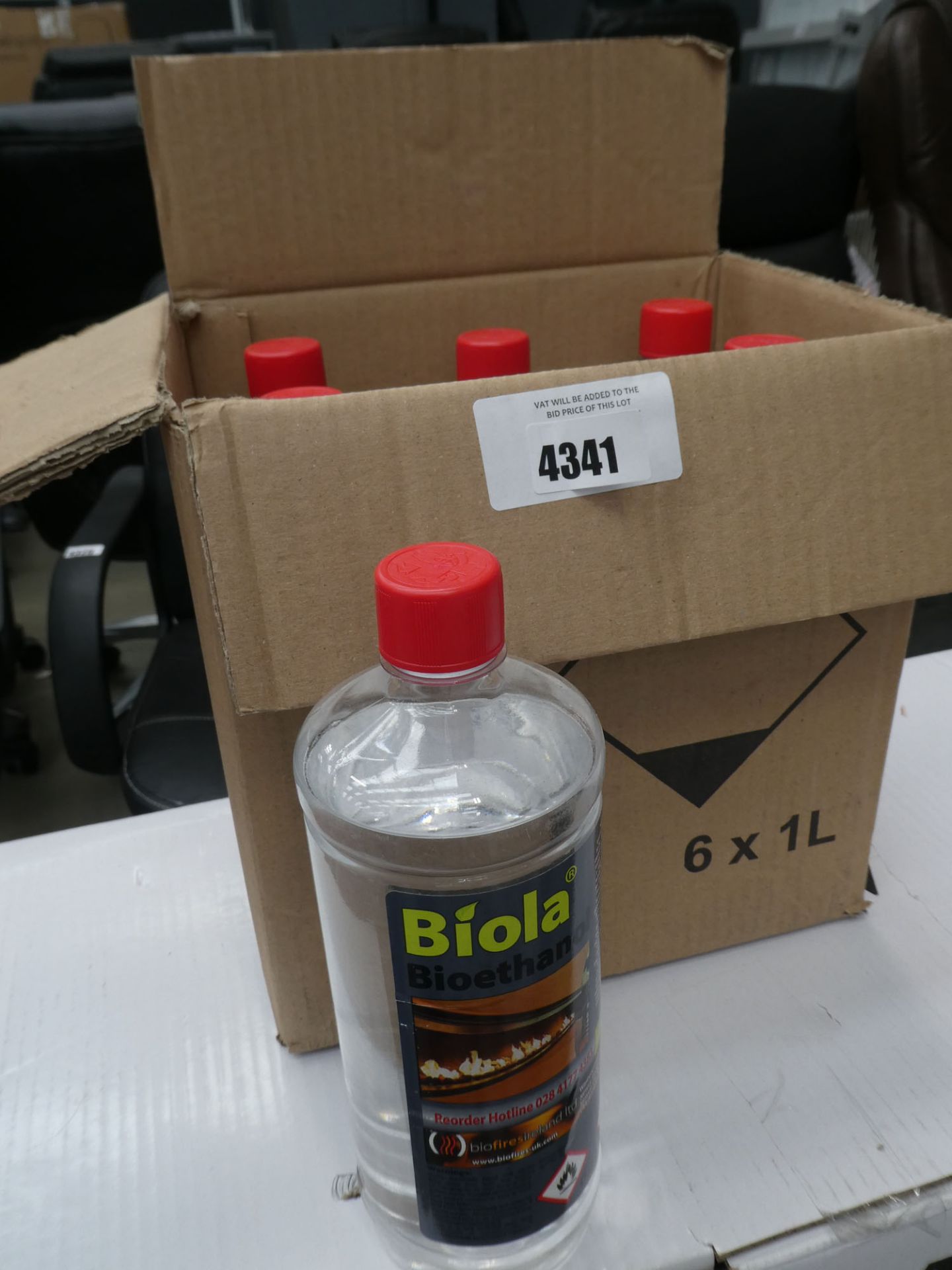 Box of bio-ethanol fuel