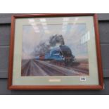 (4) Gerald Coulson: print of a steam train