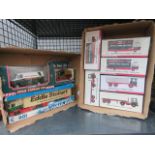 2 boxes containing Eddie Stobart trucks