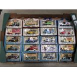 Box containing quantity of Lledo Days Gone and Oxford die cast cars