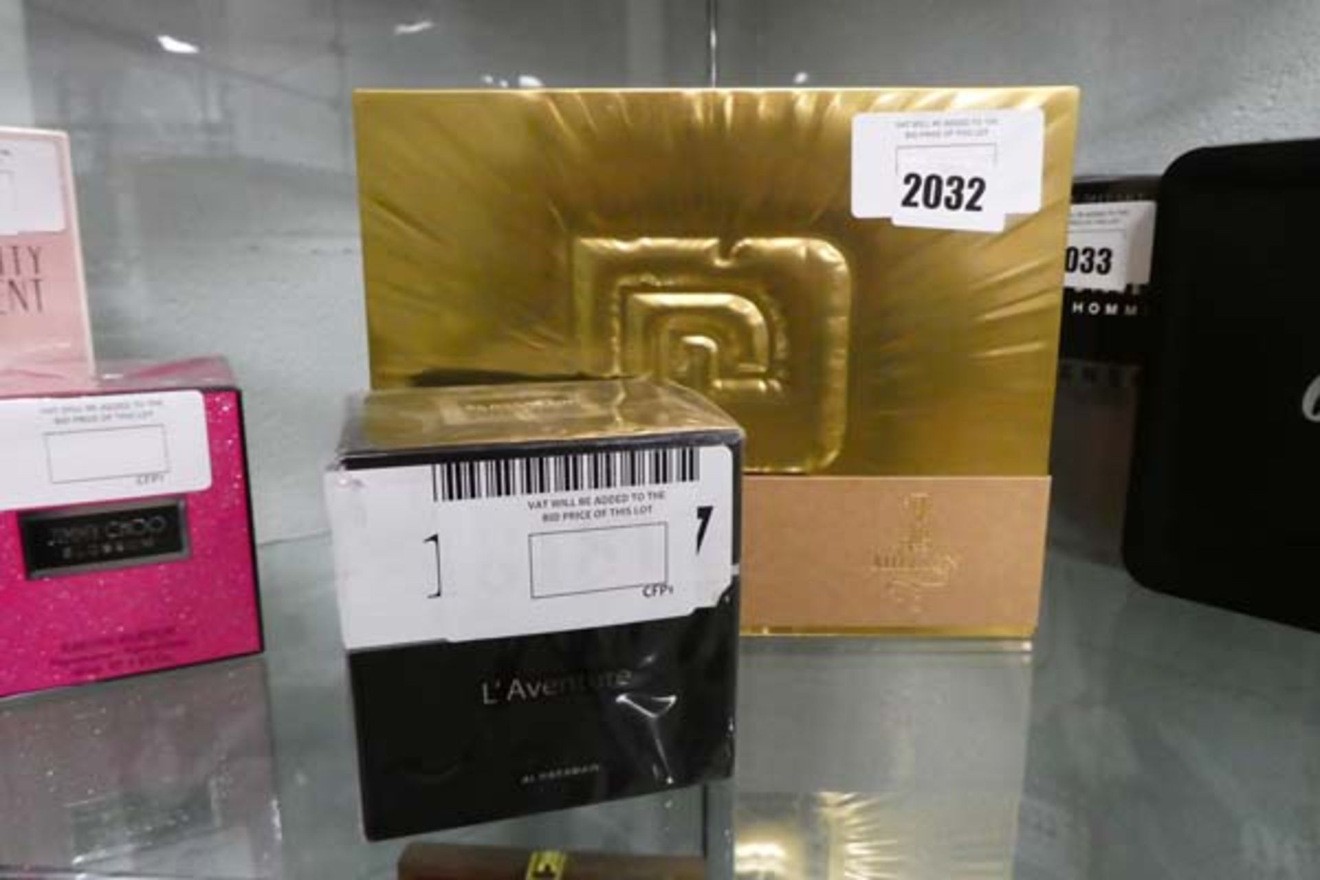 Paco Rabanne Million perfume gift set together with Al Haramain L'Aventure perfume in sealed box