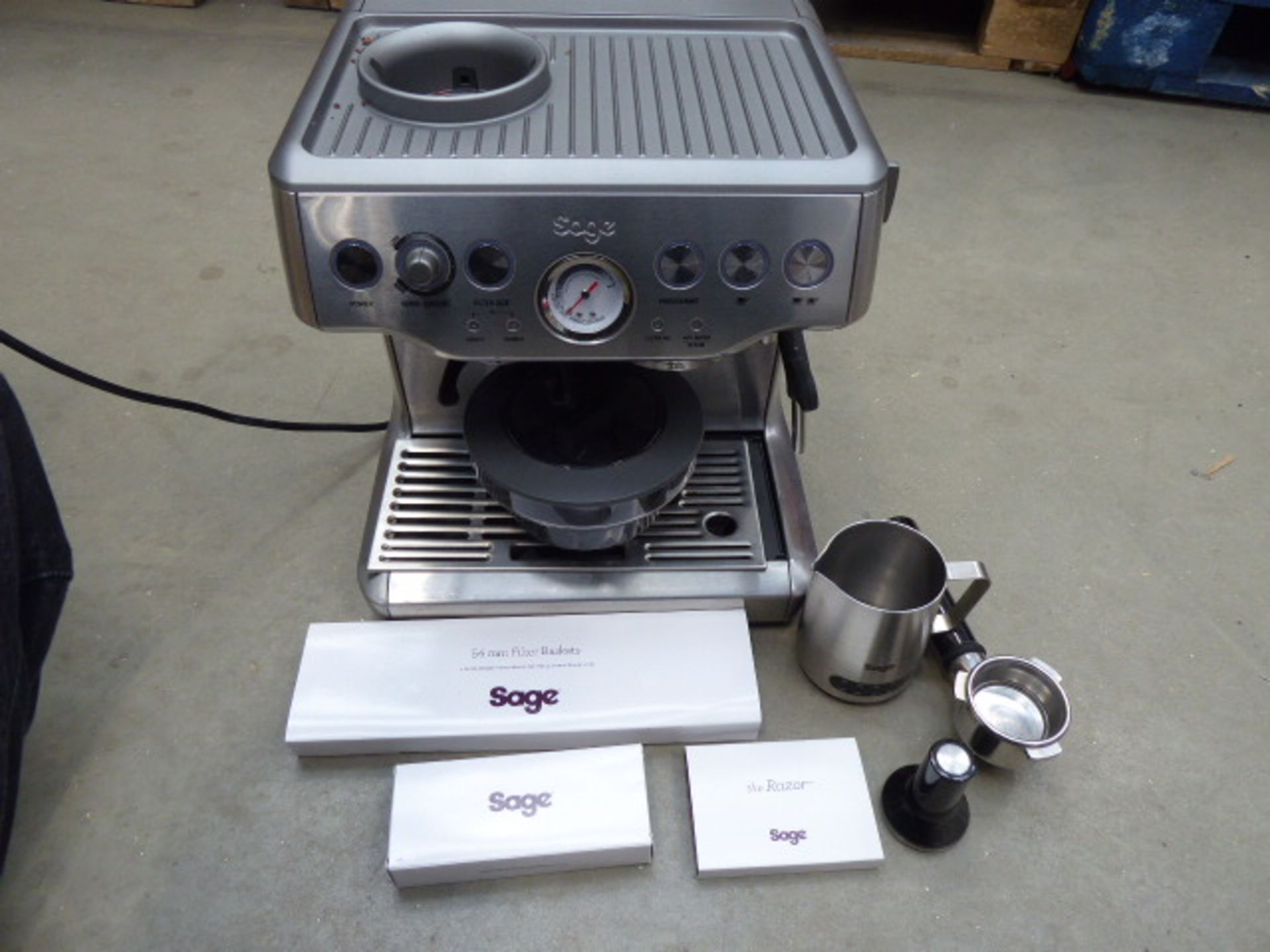 (TN27) Sage Barista Express coffee machine with box - Image 2 of 2