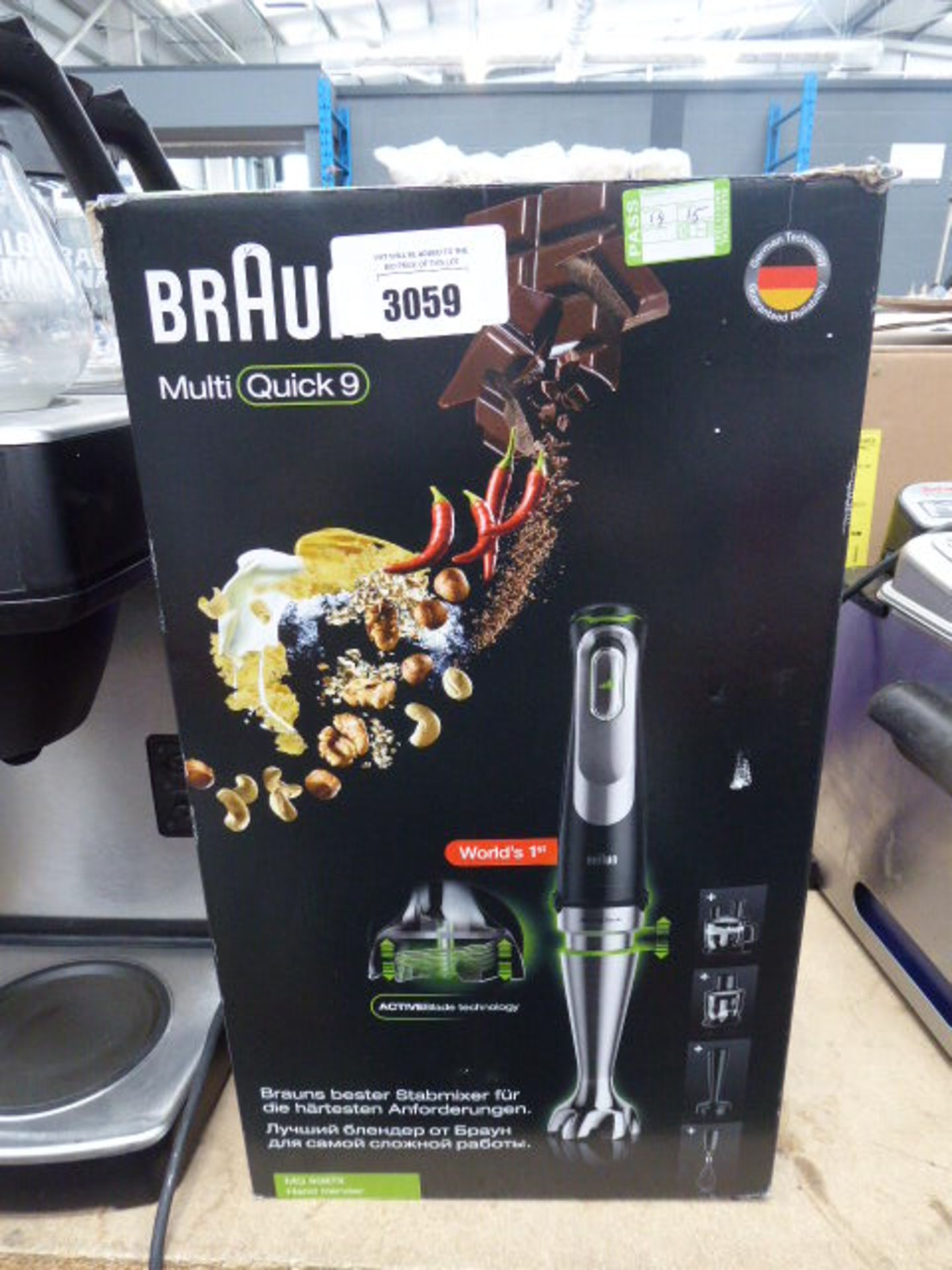 (TN15) Braun Multi Quick 9 hand whisker with box