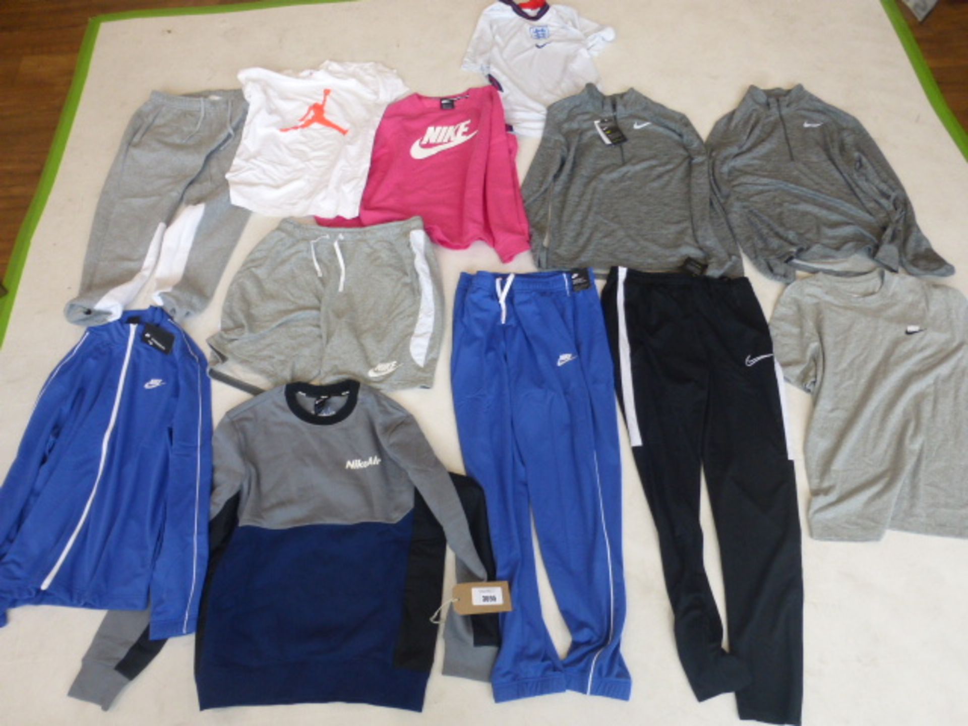 Selection of Nike sportswear