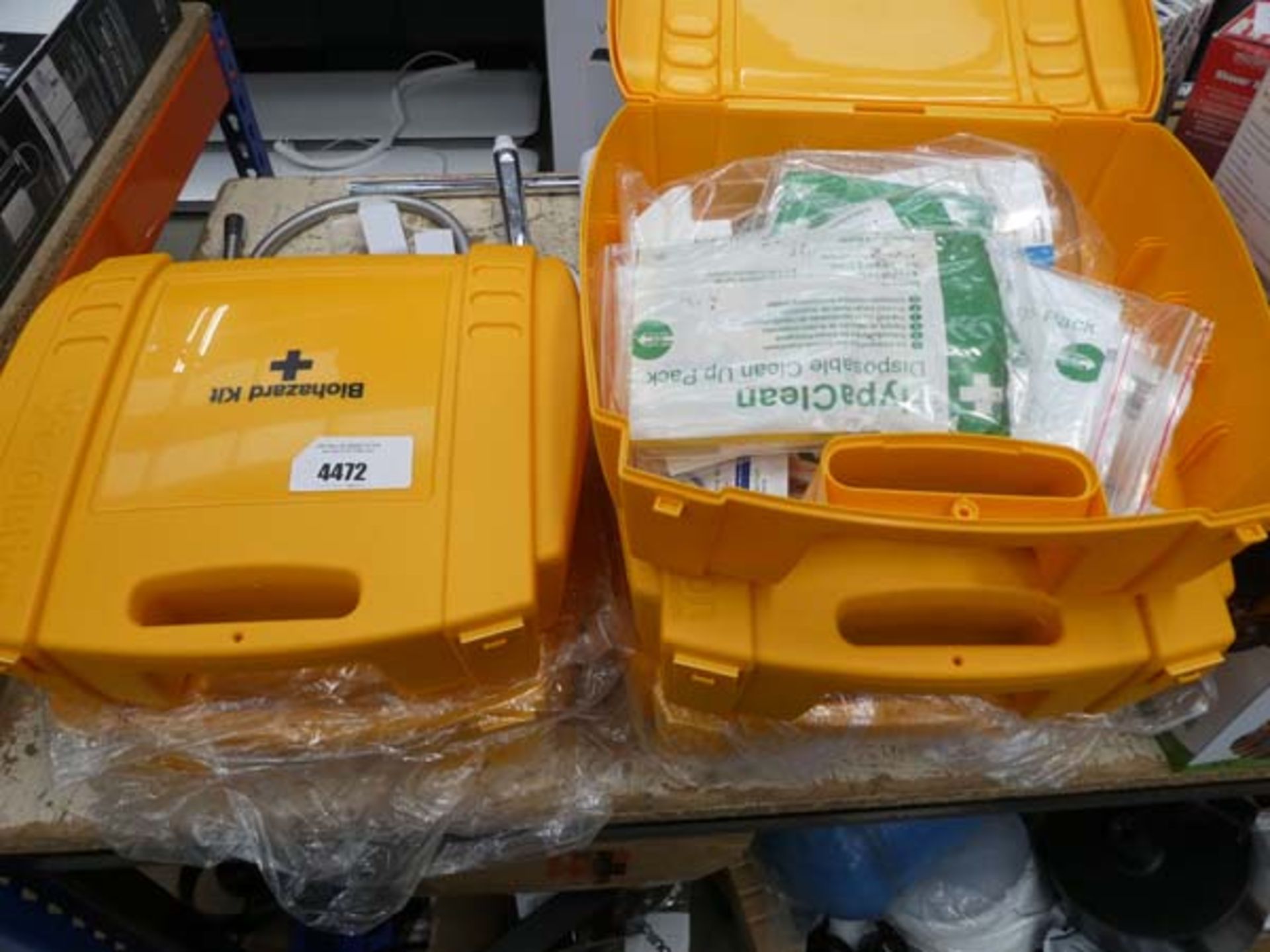 4x Biohazard first aid kits