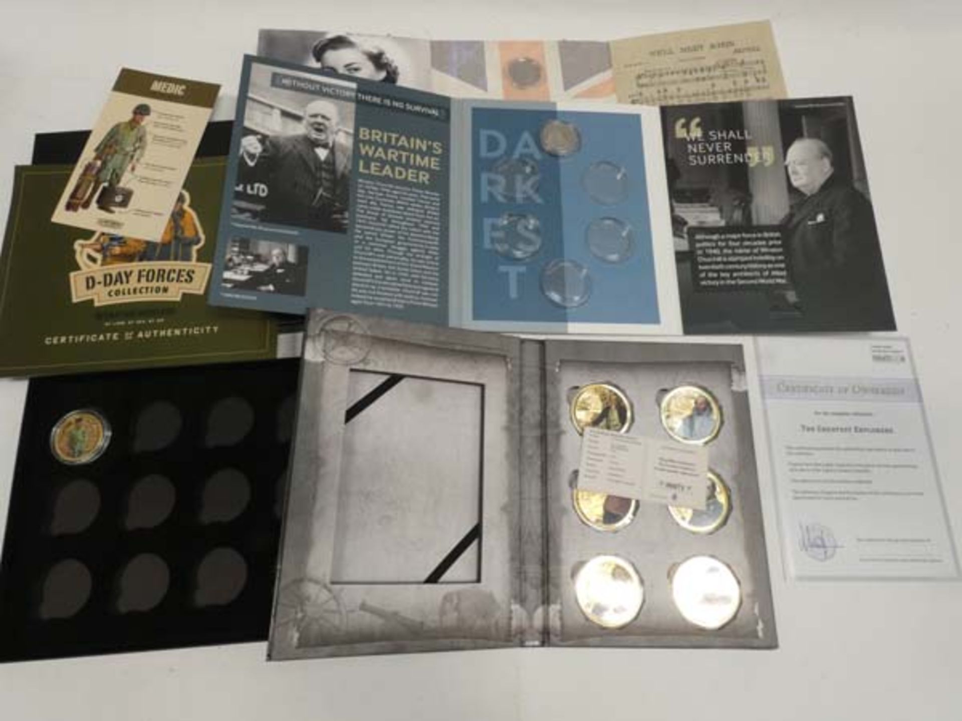 Collectible coin starter sets and The Greatest Exploerers collectible coin set