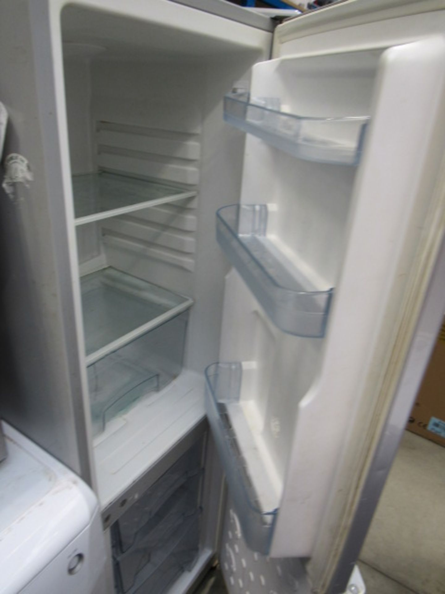 (TN60) Silver fridge freezer - Image 2 of 2