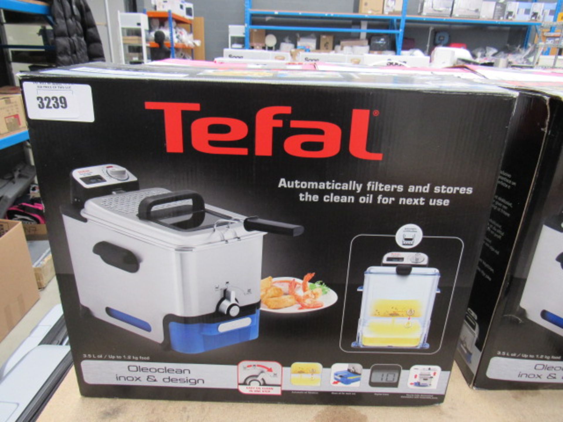 Tefal filter fryer with box