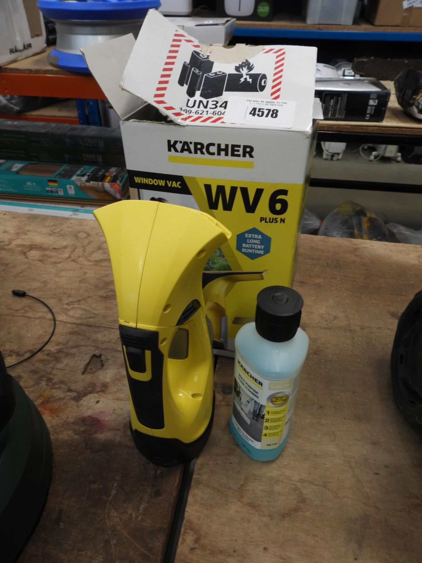 1 boxed and 1 unboxed Karcher window vacs