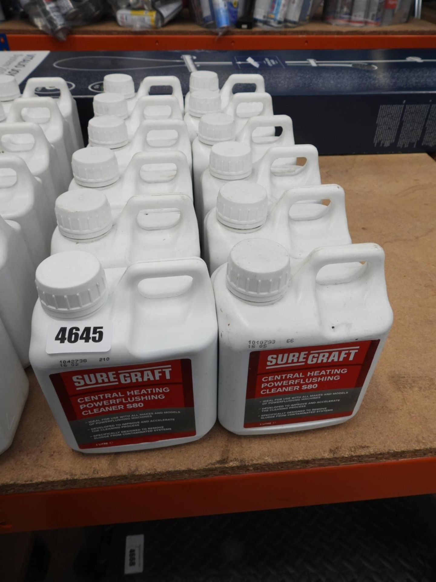 12 tubs of suregraft central heating power flushing cleaner