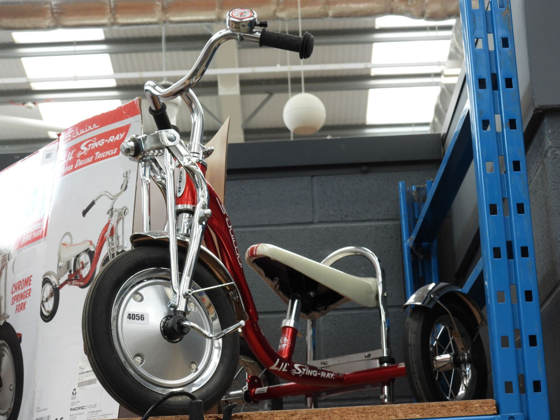 Boxed Schwinn tricycle