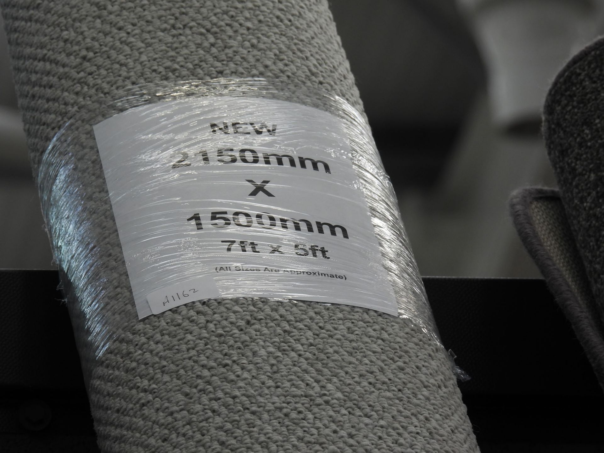 2 rolls of grey matting size 2150mm x 1500mm and 1500mm x 1200mm - Image 2 of 2