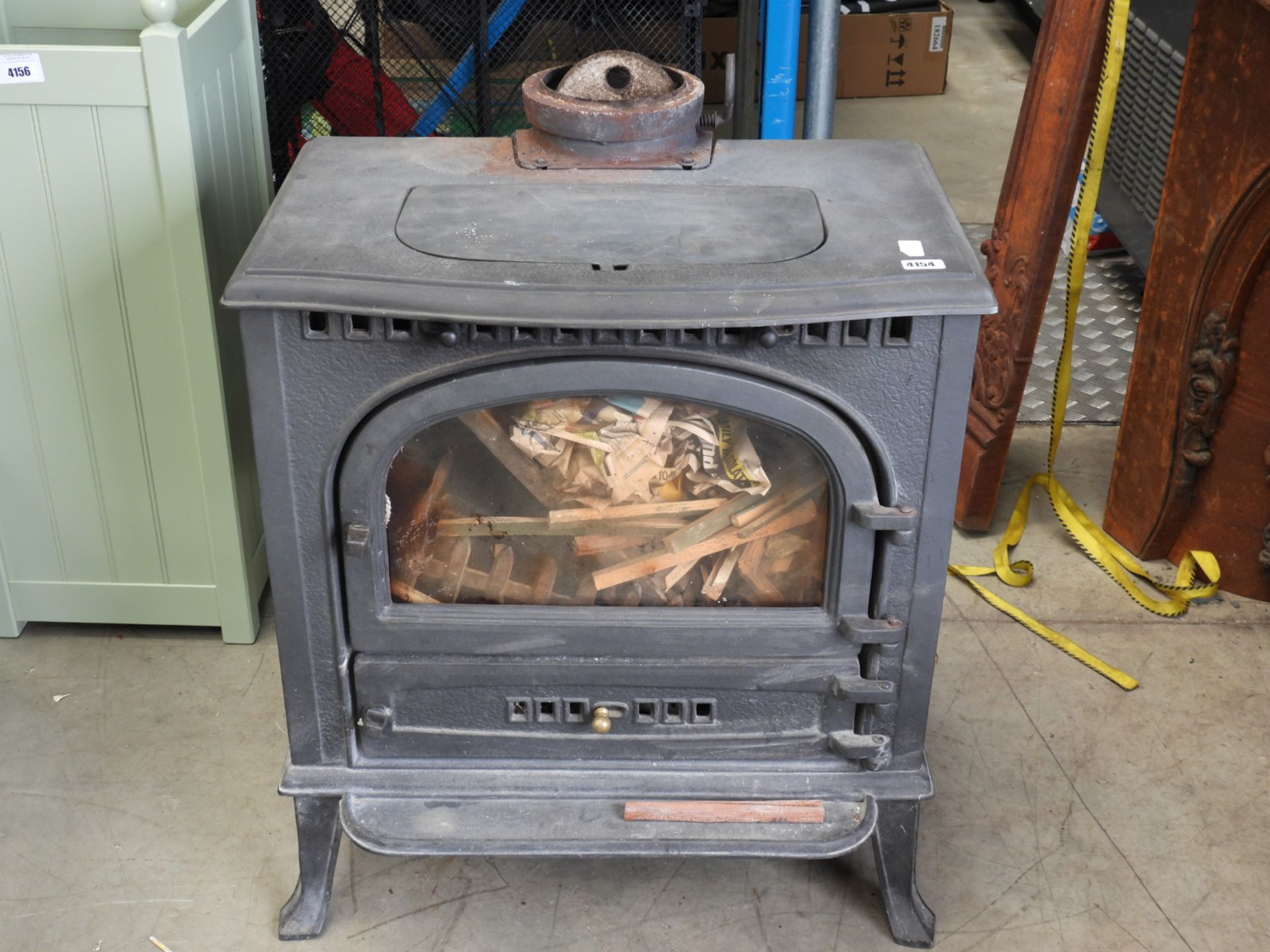 Large heavy duty wood burner