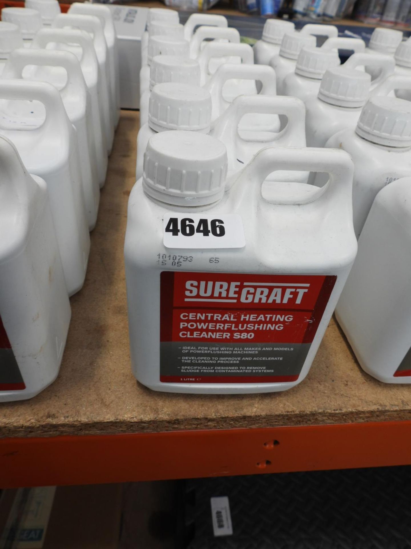 6 tubs of suregraft central heating power flushing cleaner