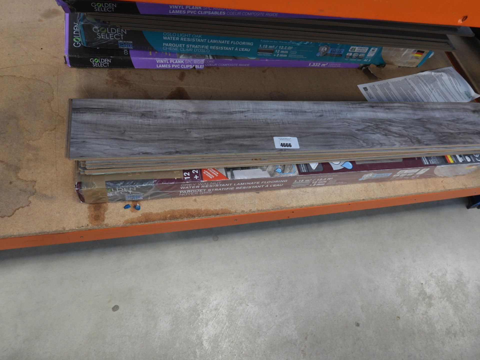 1 1/2 packs of laminate flooring