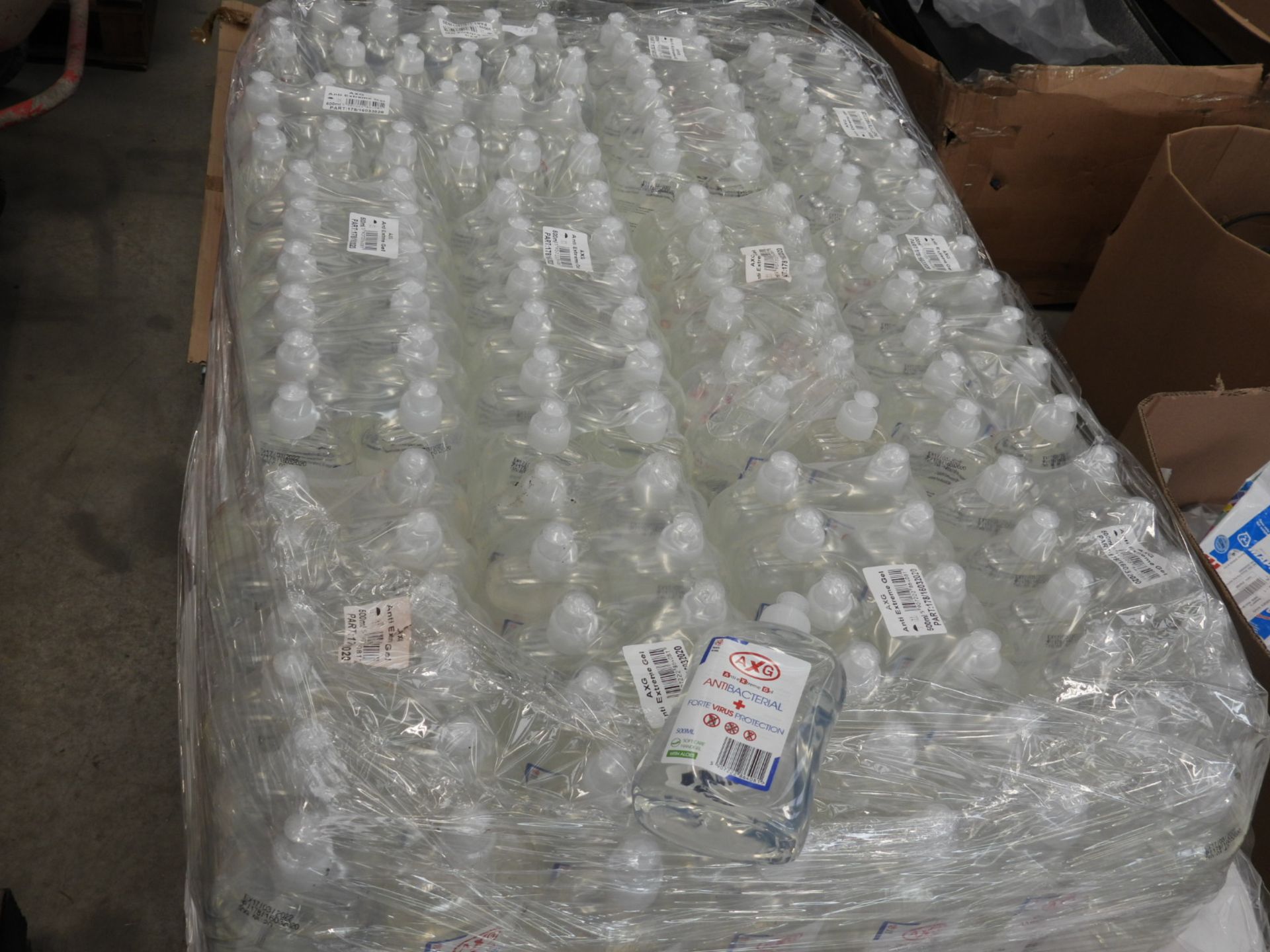 Approx 470 bottles of anti-bacterial hand sanitizer