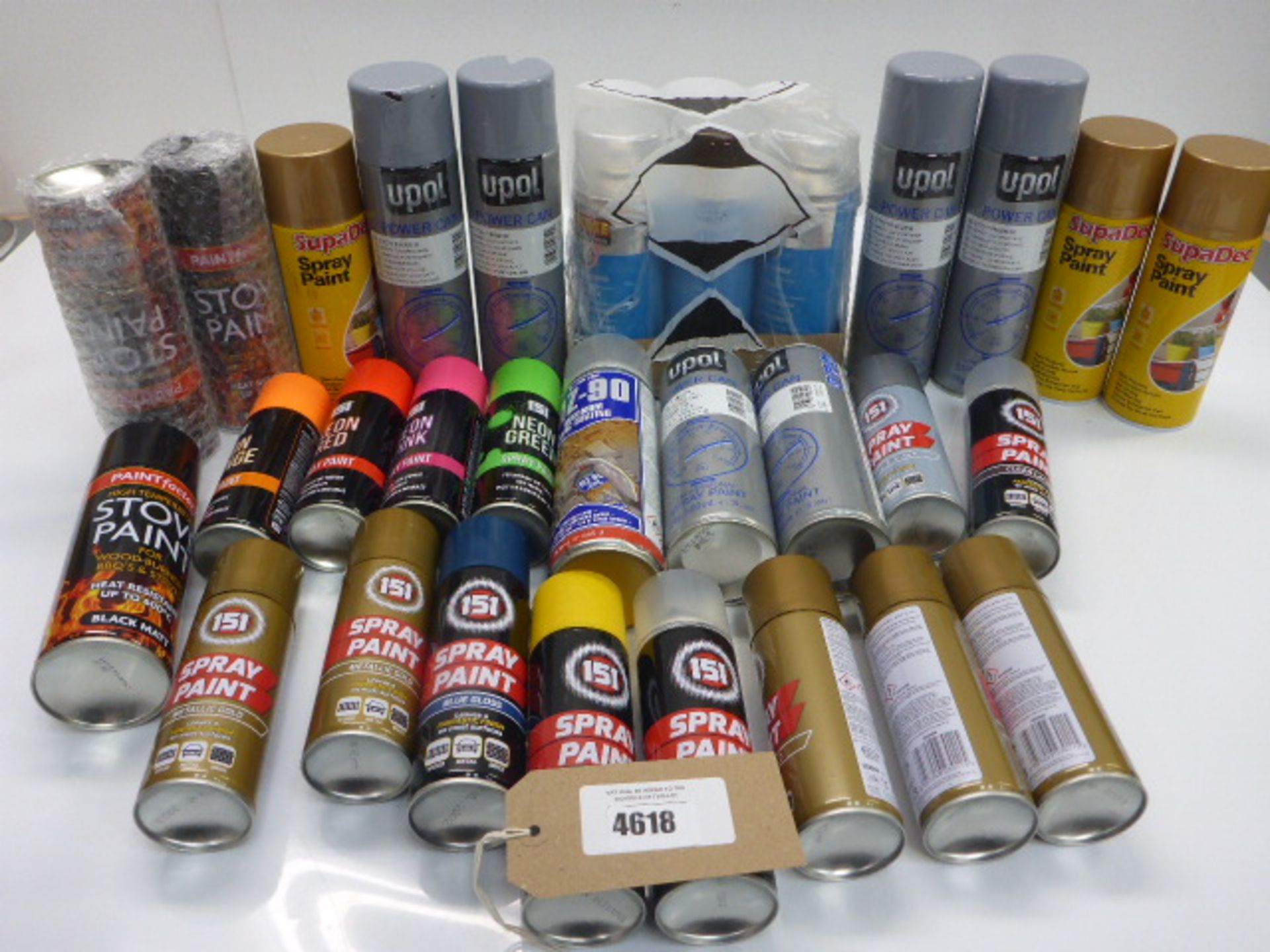 Selection of wood, metal & stove aerosol paints