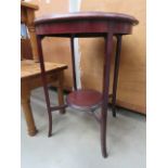 Circular Edwardian 2 tier occasional table