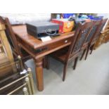 Jali dining table plus 7 chairs