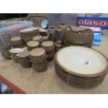 Quantity of Denby brown glazed crockery