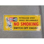 Painted metal Champion spark plug advertising sign