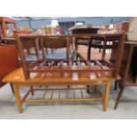 2 teak coffee tables