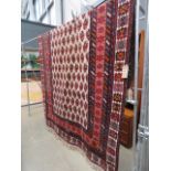 (5) 1.9 x 2.9m multi-coloured floral carpet