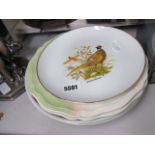 Small quantity of Doulton and other character plates