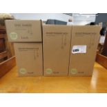 4 boxes containing light fittings (af)