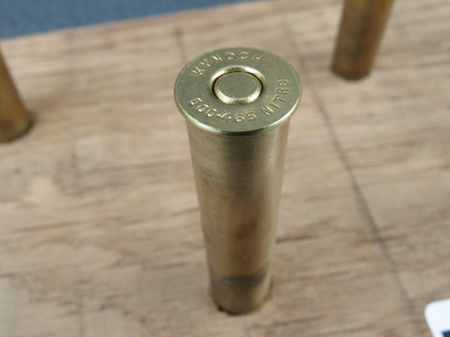 Dog lead rack with brass cartridge cases - Image 3 of 4