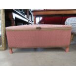 Pink Lloyd Loom style ottoman