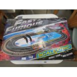 Fast and Furious Scalextric's race track set, boxed (af)