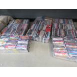5 bags containing a large quantity of DVD's and PC games