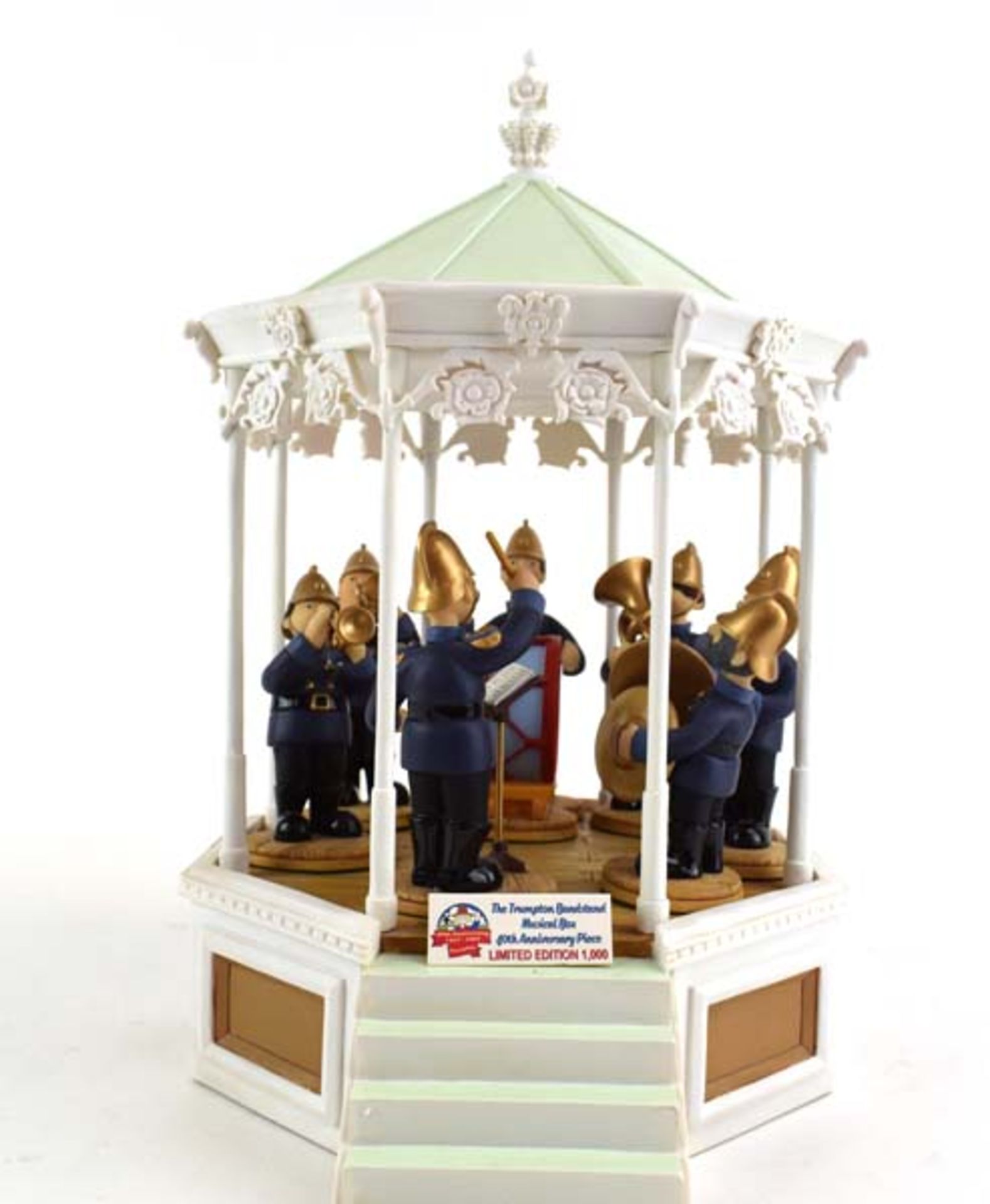 A Robert Harrop Camberwick Green figure: CGMB7 Trumpton Bandstand (musical box), together with seven - Image 2 of 4