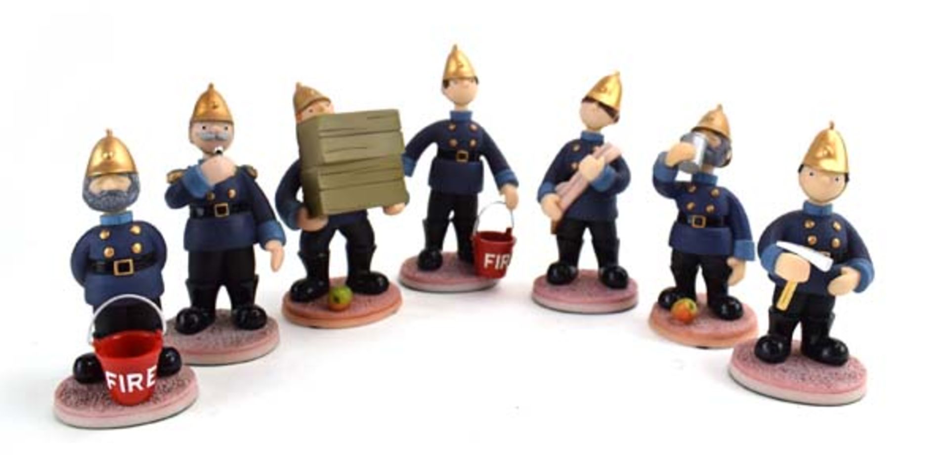 Seven Robert Harrop Camberwick Green figures: CG104 Captain Flack, CG96 Pugh Apples Galore, CGFG06 - Image 3 of 3