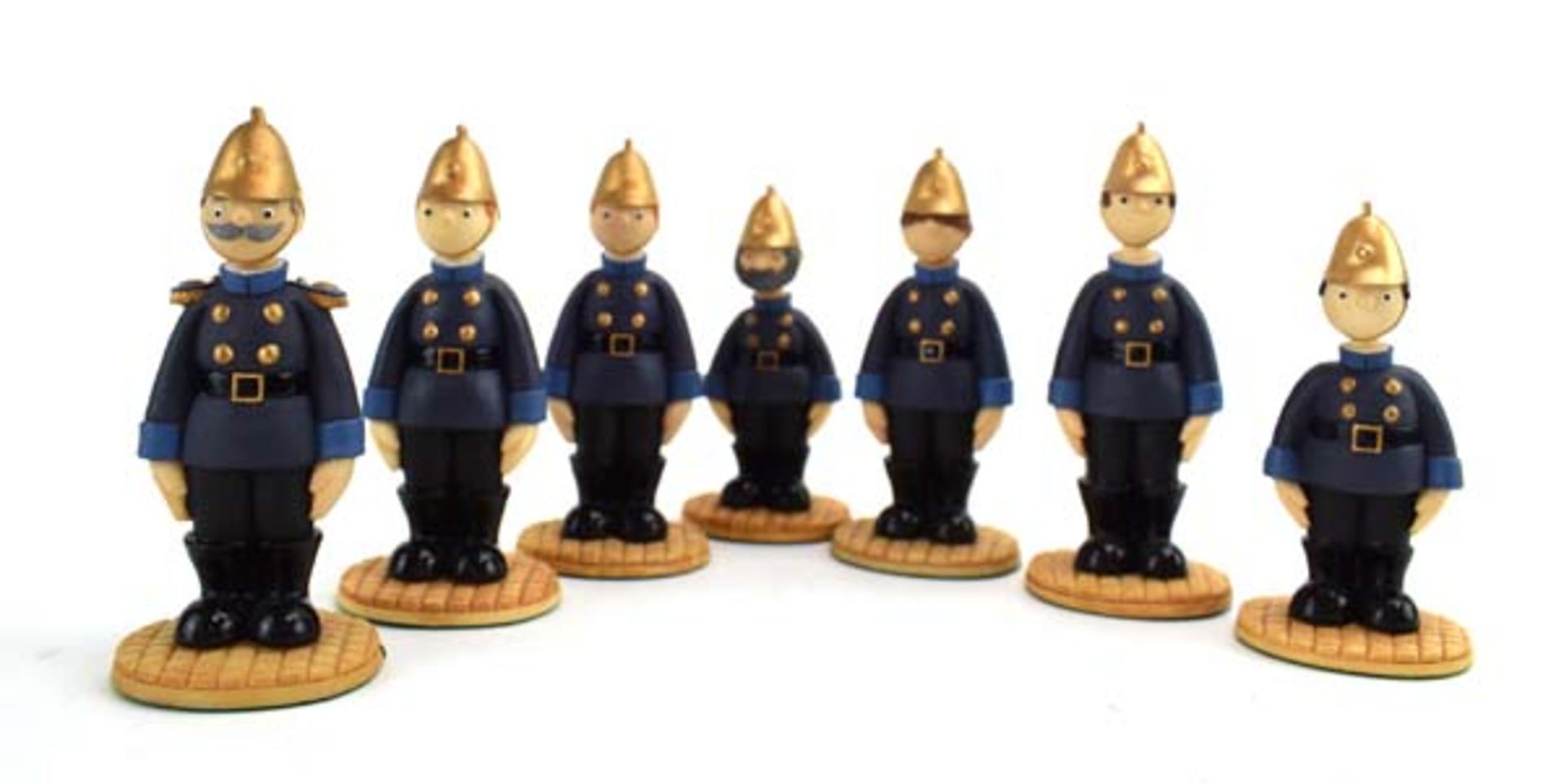 Seven Robert Harrop Camberwick Green figures: CG09 Captain Flack, CG10 Pugh, CG11 Pugh, CG12 - Image 2 of 3