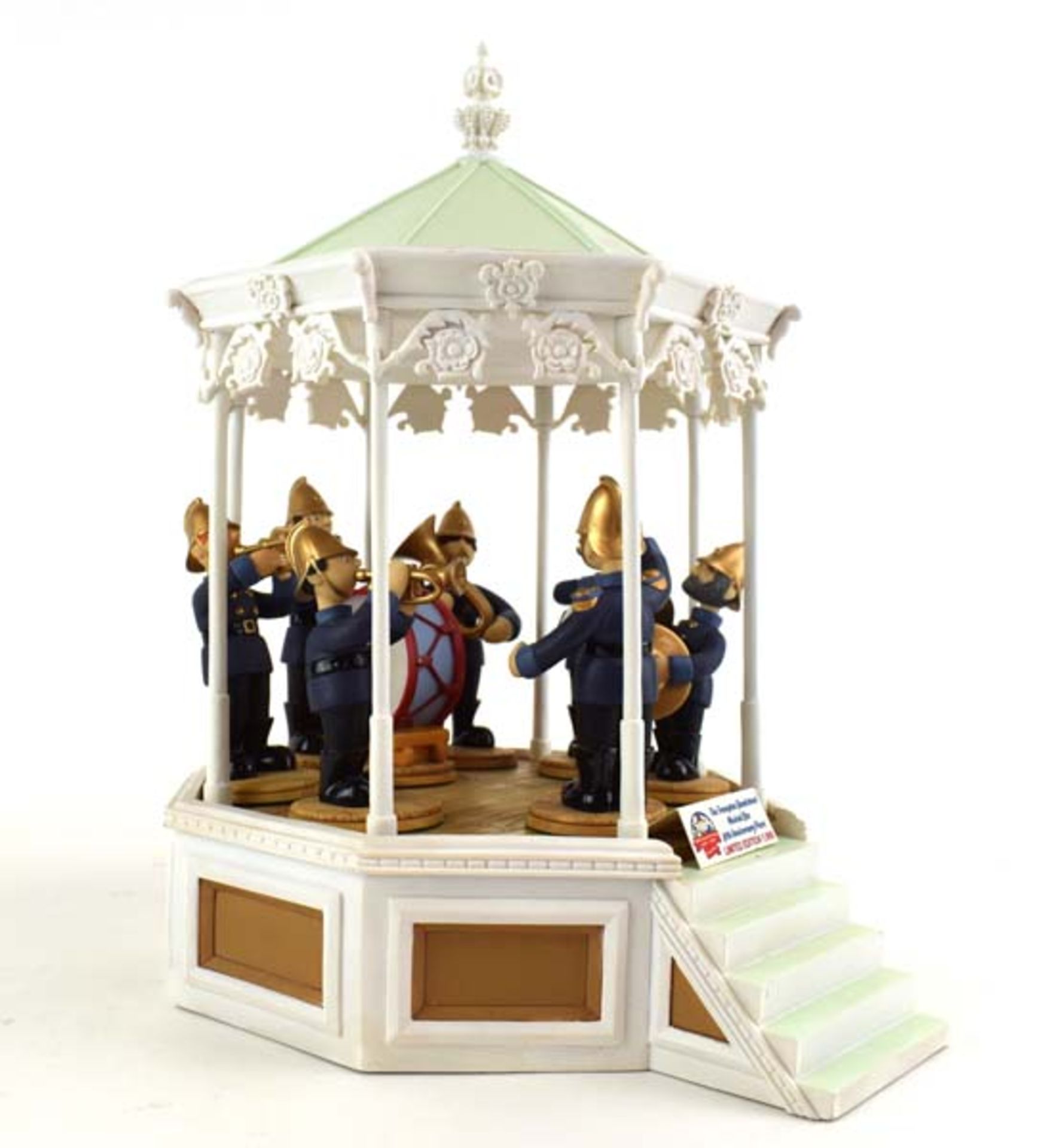 A Robert Harrop Camberwick Green figure: CGMB7 Trumpton Bandstand (musical box), together with seven - Image 3 of 4