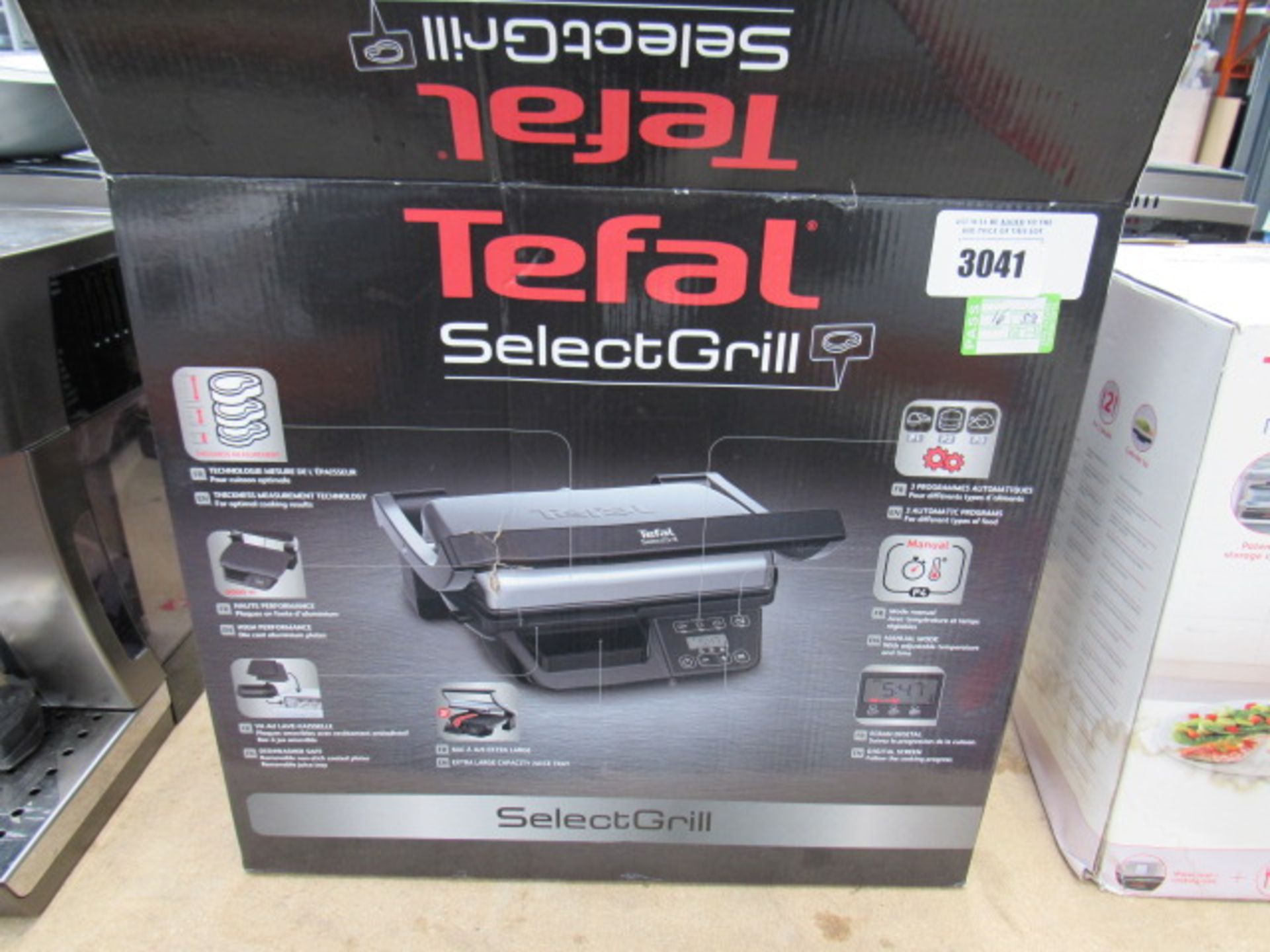 (TN53) Tefal select grill, with box