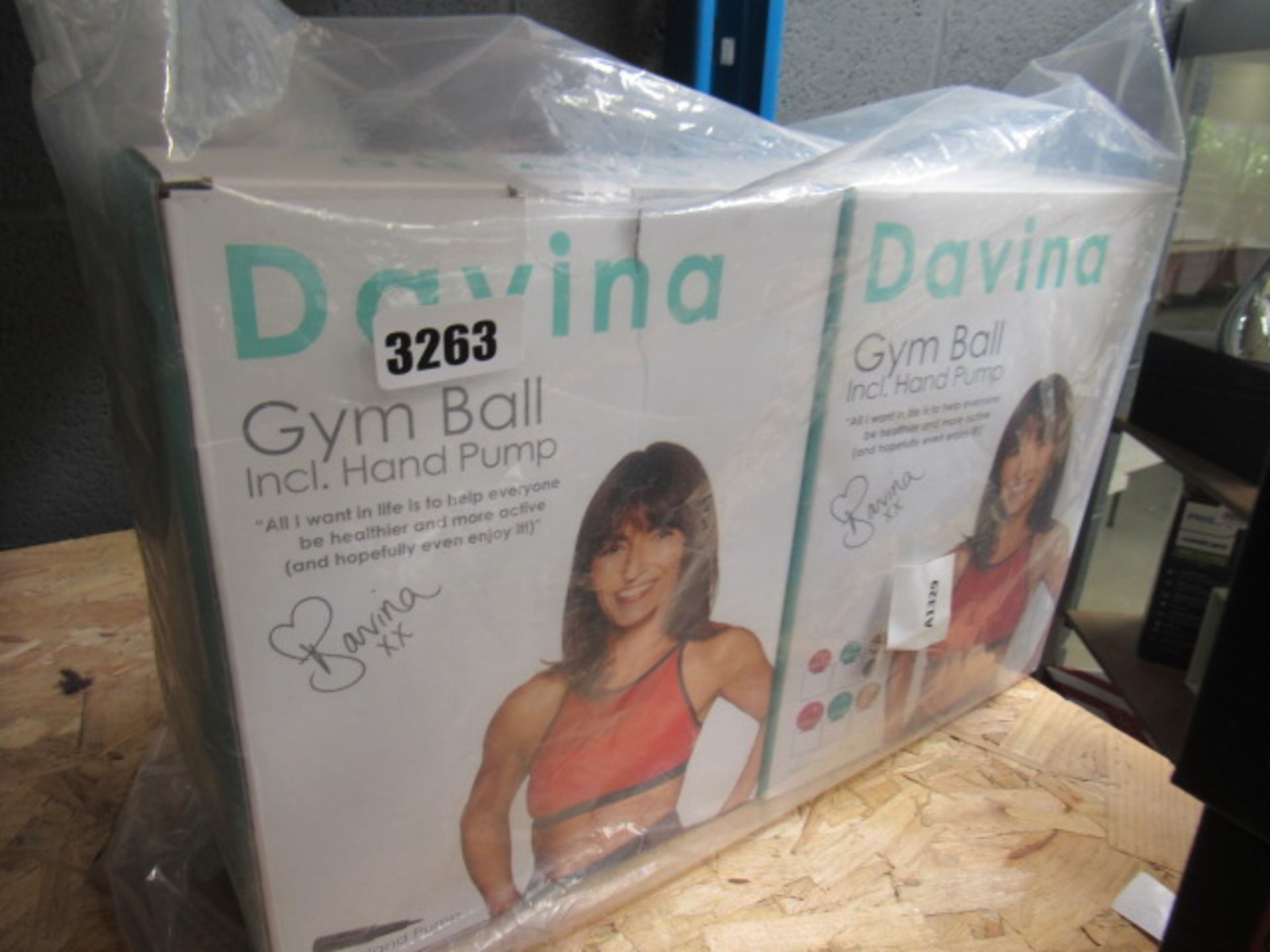 Bag with 2 Davina gym ball sets