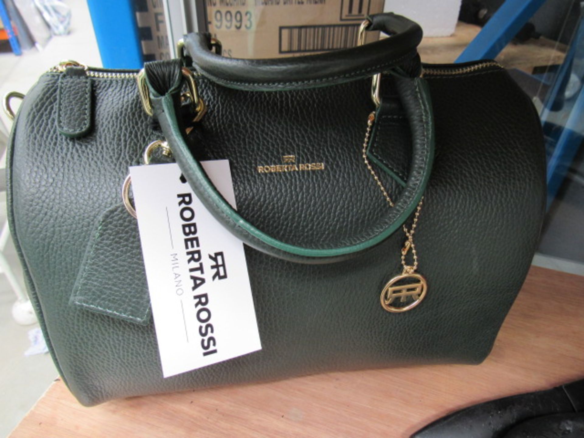 Roberta Rossi green handbag