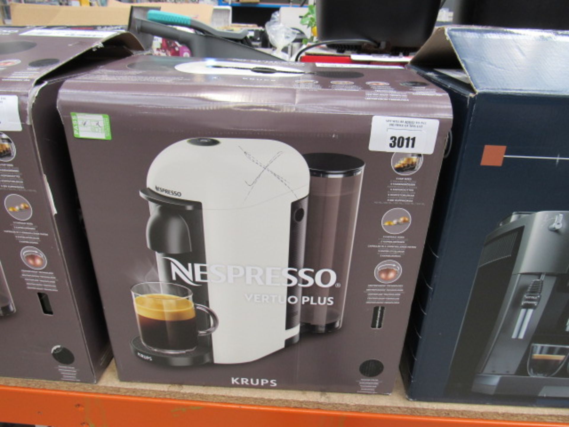 (TN2) Express Virtue Plus coffee machine, with box