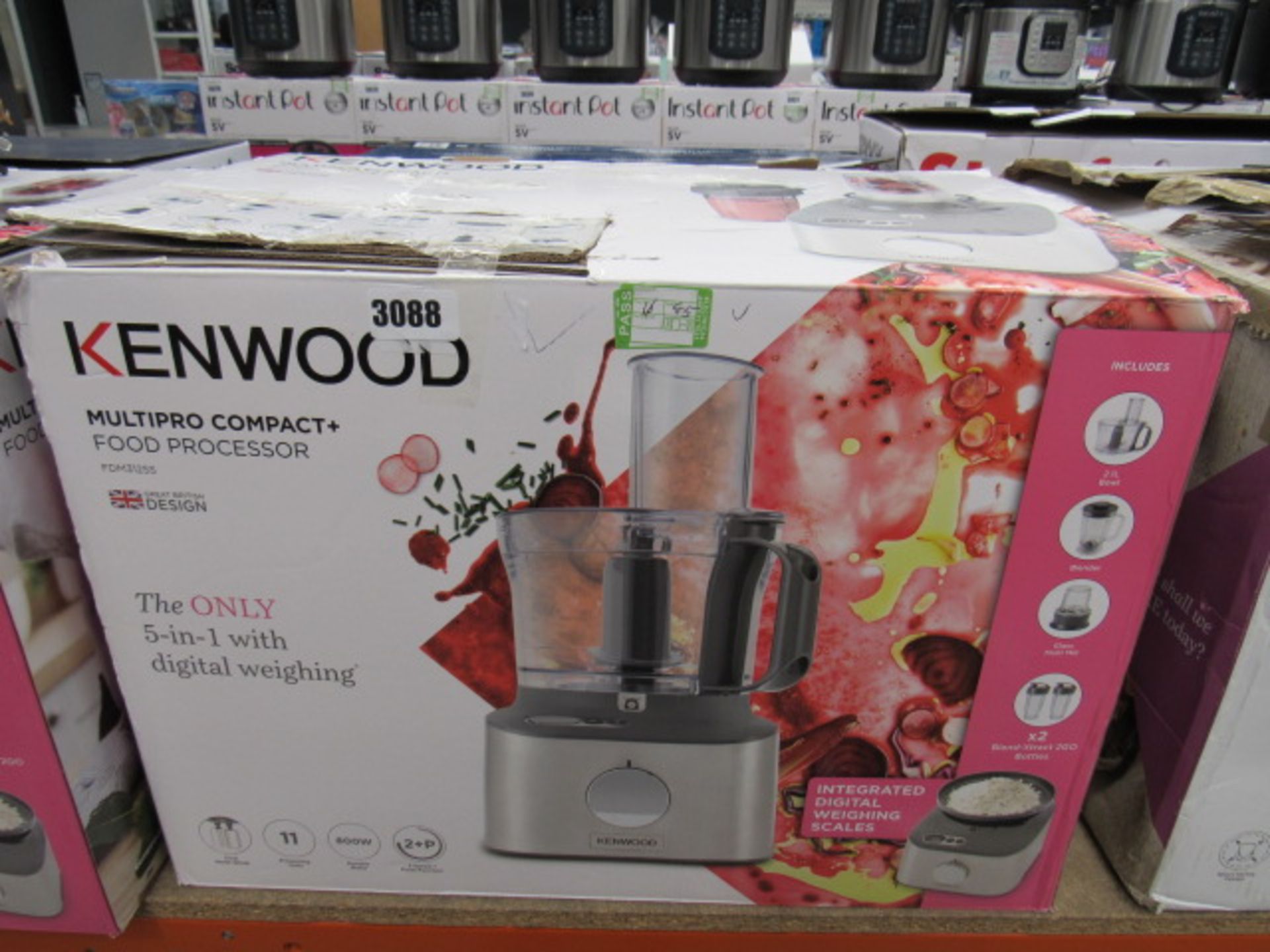 45 Kenwood multi pro compact food processor with box