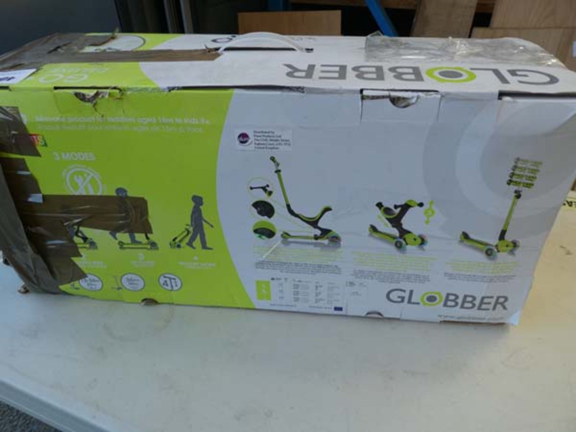 Boxed Globber childs scooter