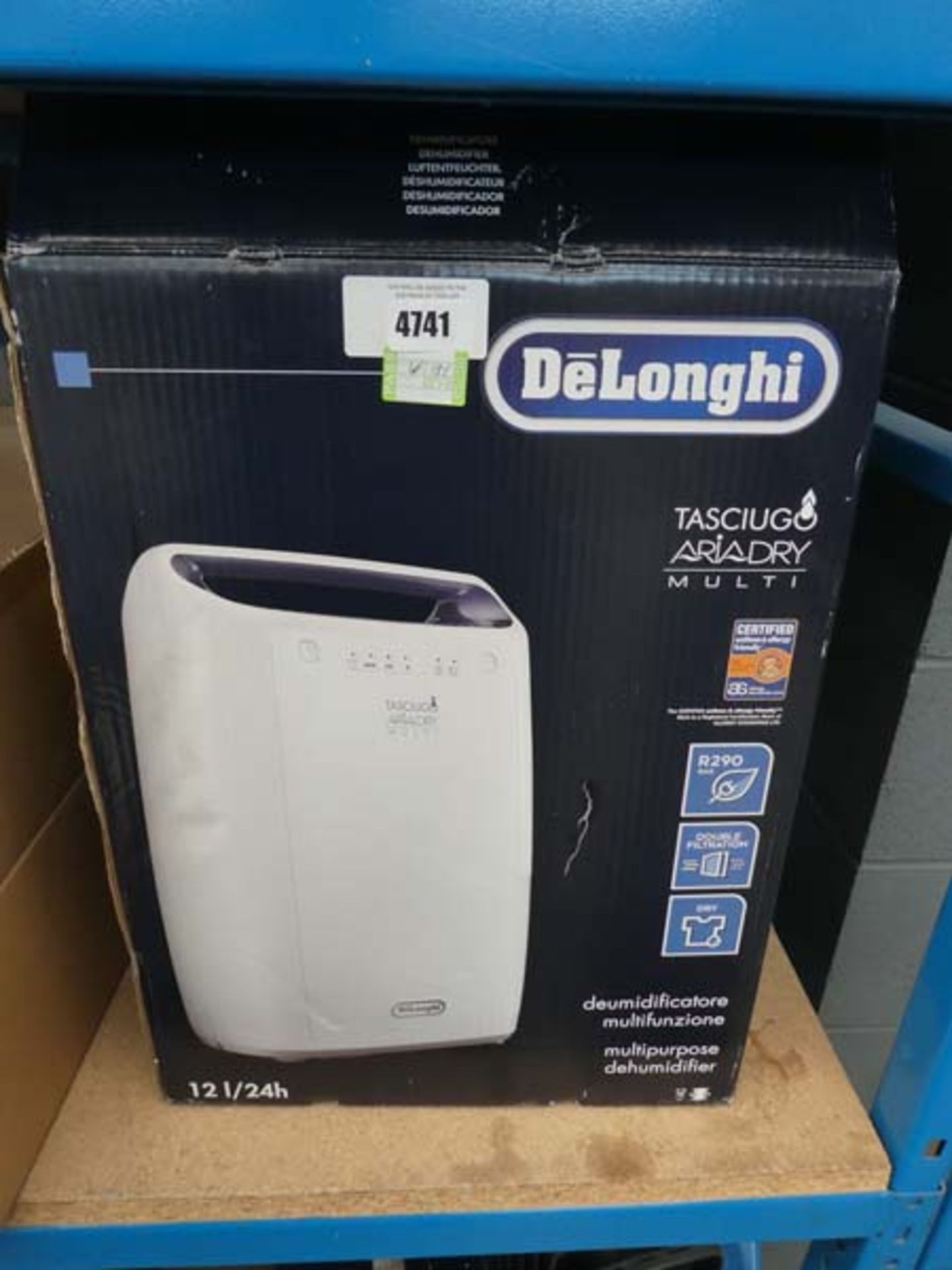4679 - Boxed DeLonghi dehumidifier