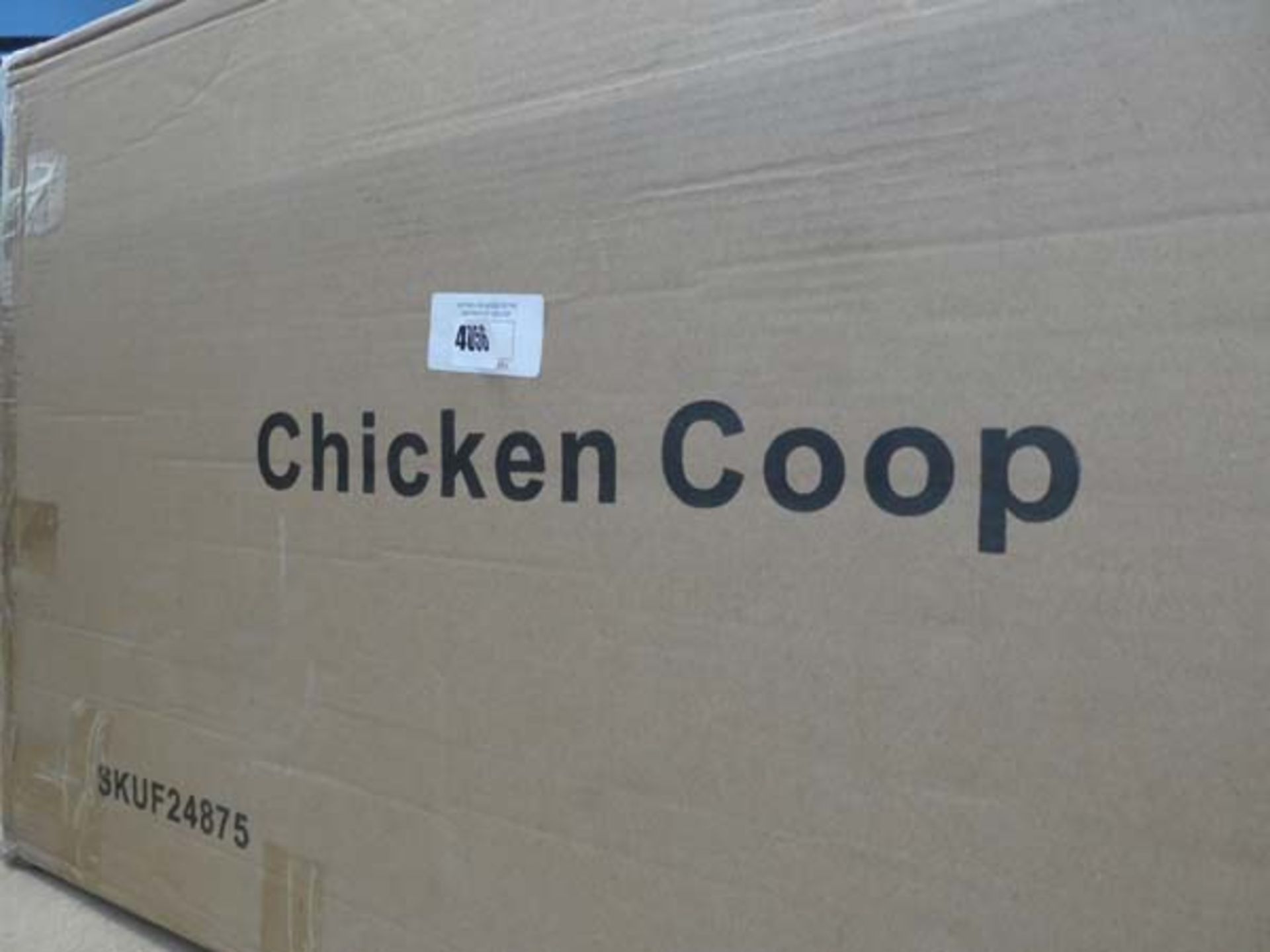 Boxed chicken coop